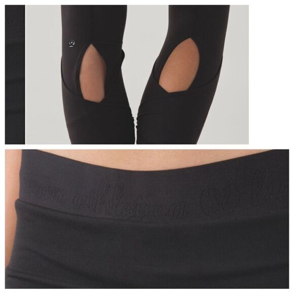 Lululemon Wunder Under Roll Down Dance Pant in Black - Picture 5 of 16